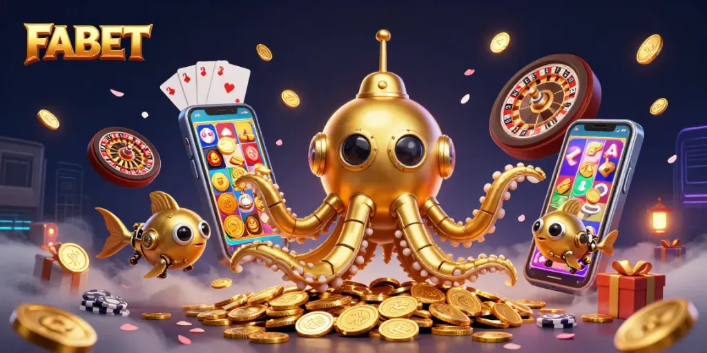 FABET invites players to enjoy thrilling slots with a dynamic underwater treasure hunt theme.