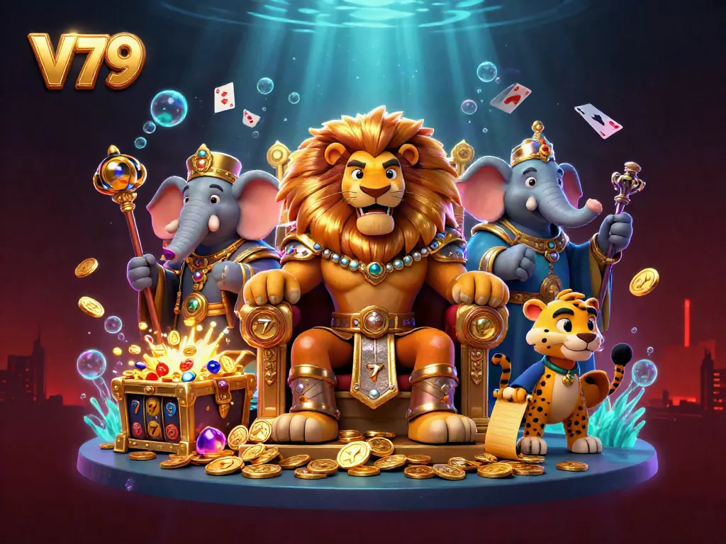 Khám phá V79 với hình ảnh sống động của các nhân vật chơi trò chơi casino hiện đại.