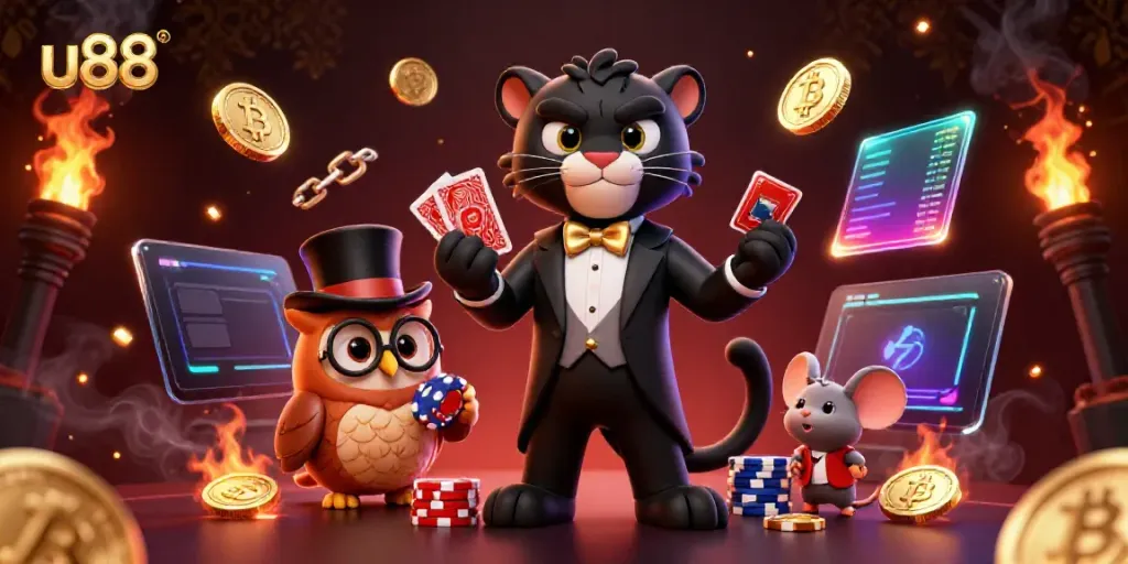 Experience thrilling card games at u88 with stylish panther dealer and enriched crypto elements.