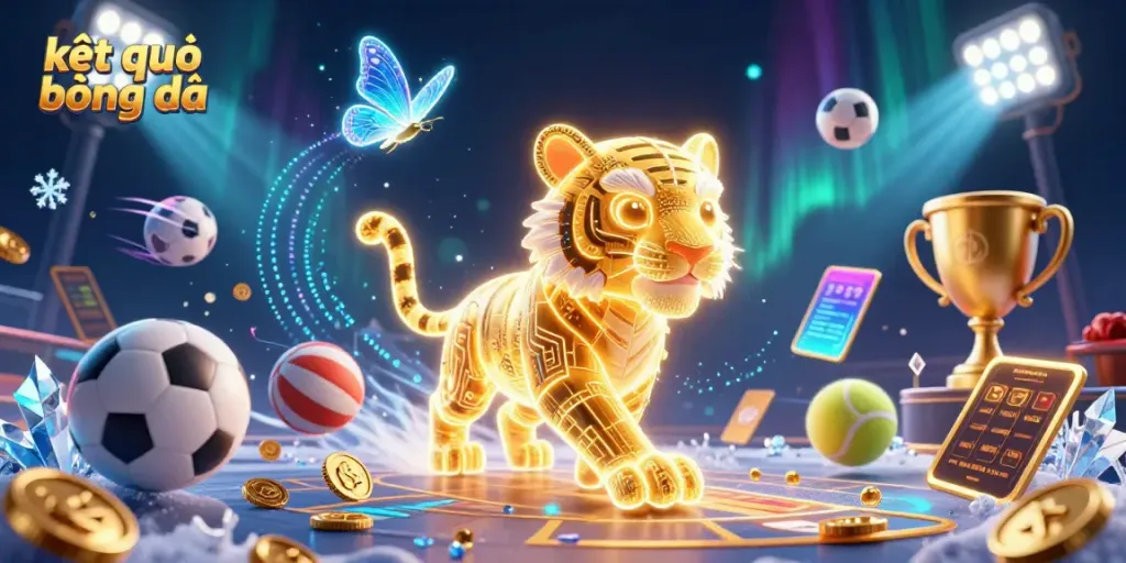 Experience real-time kết quả bóng đá with dynamic sports betting elements in a vibrant digital casino setting.